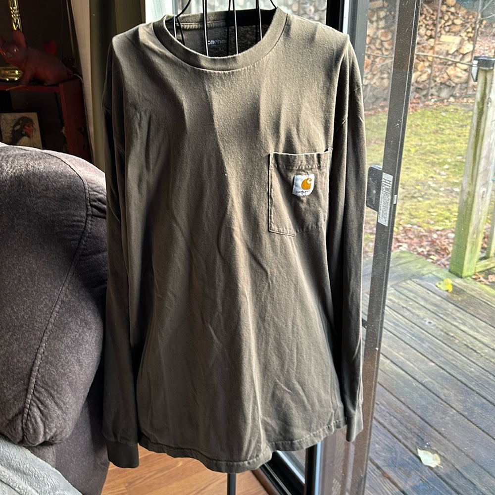Men’s long sleeve t-shirt brown